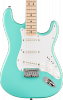 Squier Sonic Stratocaster HT Maple Fingerboard White Pickguard Sea Foam Green